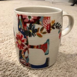 Anthropologie Kitchen - Anthropologie Petal Palette Monogram E Coffee Mug Anthropologie Kitchen - Anthropologie Petal Palette Monogram E Coffee Mug